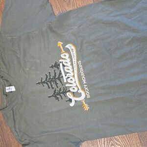 TULTEX GRAPHIC TSHIRT COLORADO SIZE LARGE.   #7203